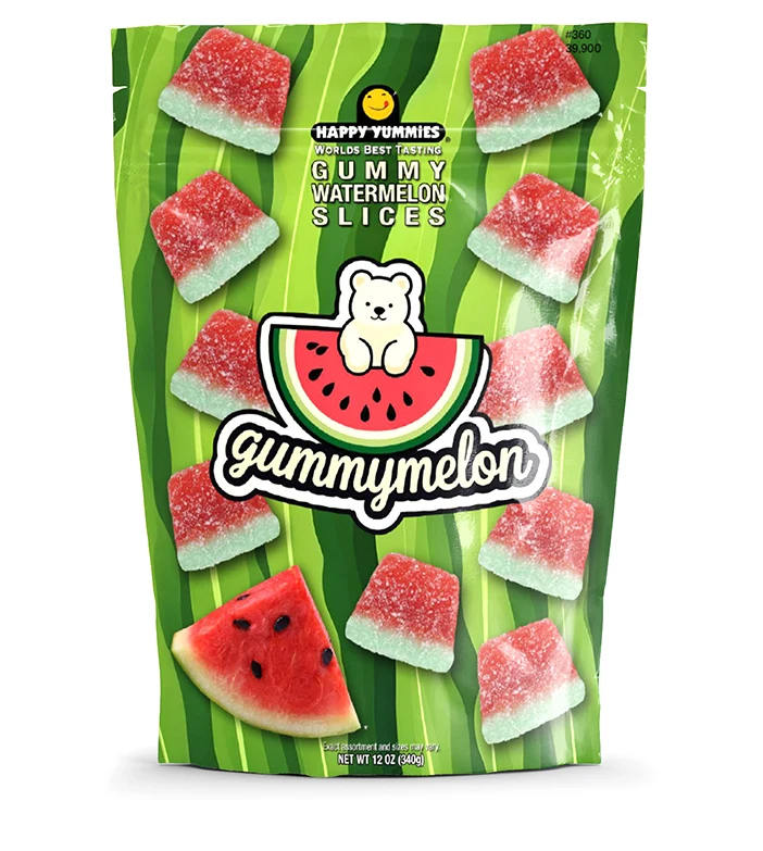 Happy Yummies Gummymelon watermelon slice gummies